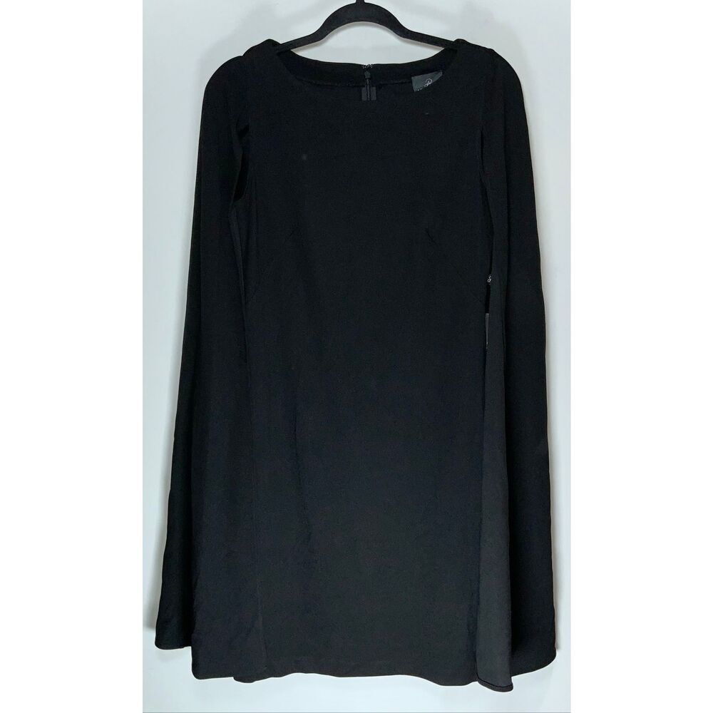 Adrianna Papell structured cape sheath dress size 6